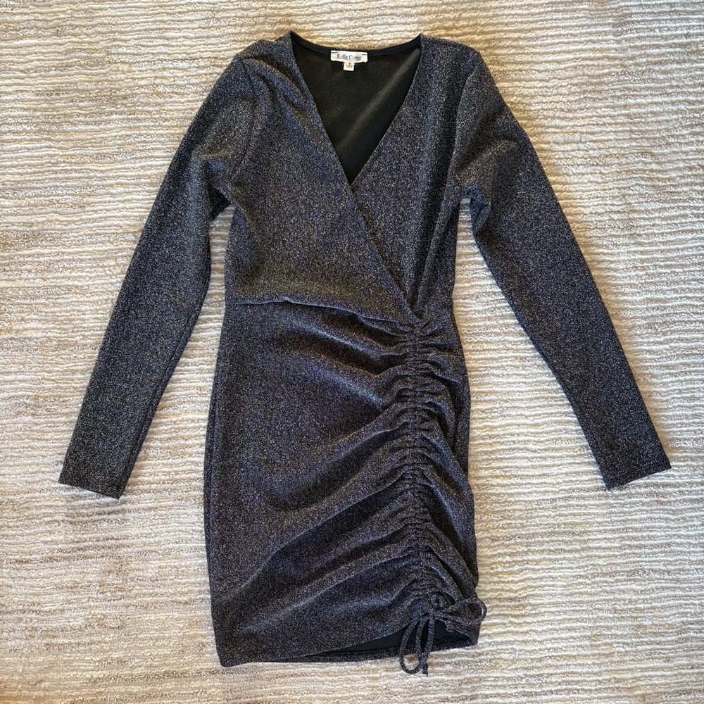Shimmery Bodycon Dress - size S